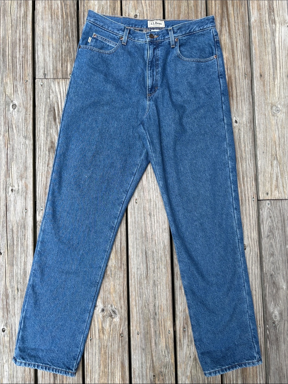 LL BEAN | Men's Classic Fit Double L Flannel Lined Jeans | Size 33/32
